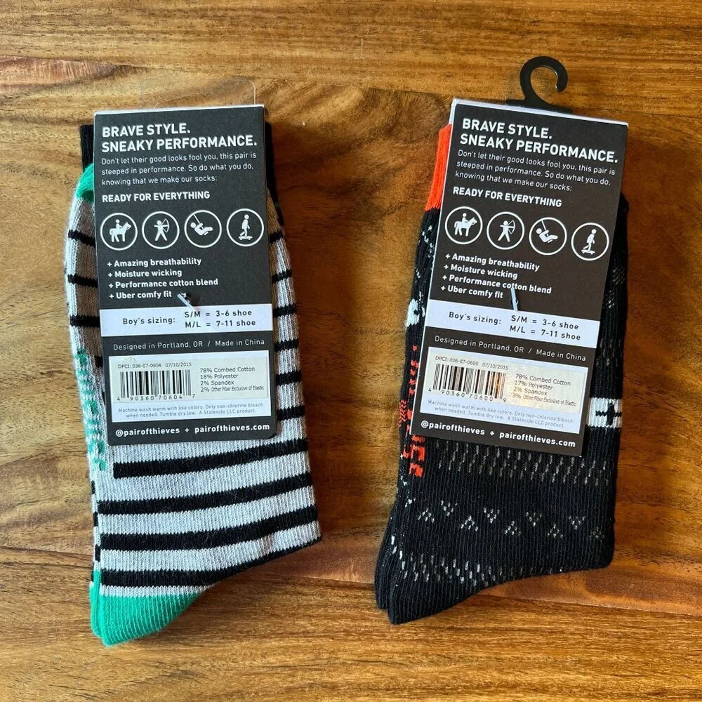 NWT Pair of Thieves Socks Bundle x2